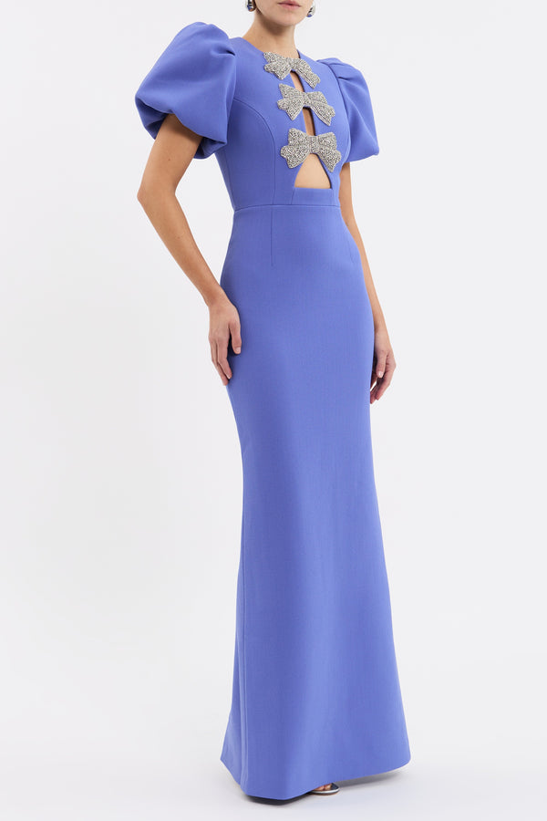 Rebecca Vallance Violetta Puff Sleeve Gown