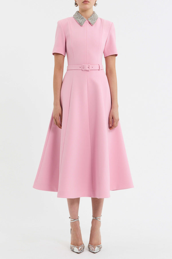 Rebecca Vallance Xena Short Sleeve Midi Dress