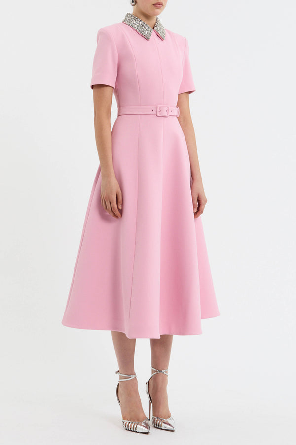 Rebecca Vallance Xena Short Sleeve Midi Dress