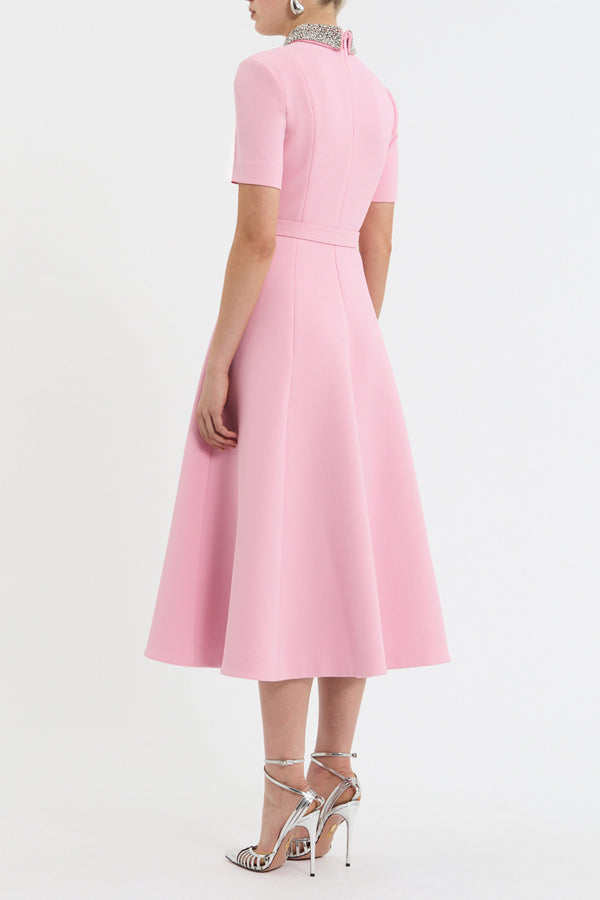 Rebecca Vallance Xena Short Sleeve Midi Dress