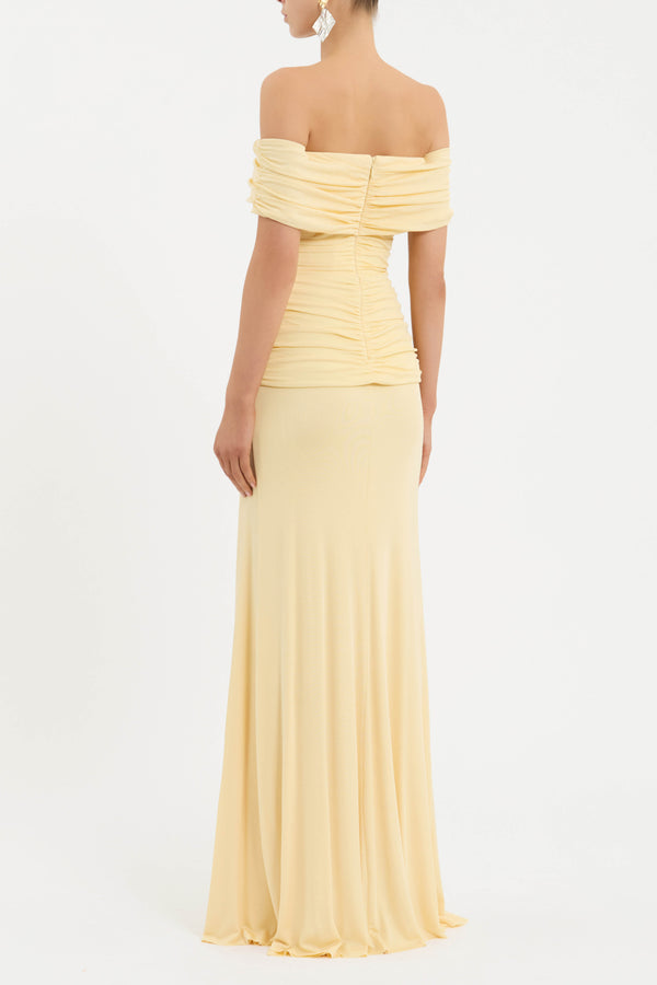 Rebecca Vallance Zaley Off The Shoulder Maxi Dress