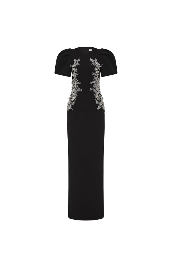 rebecca vallance Zephyr Puff Sleeve Gown