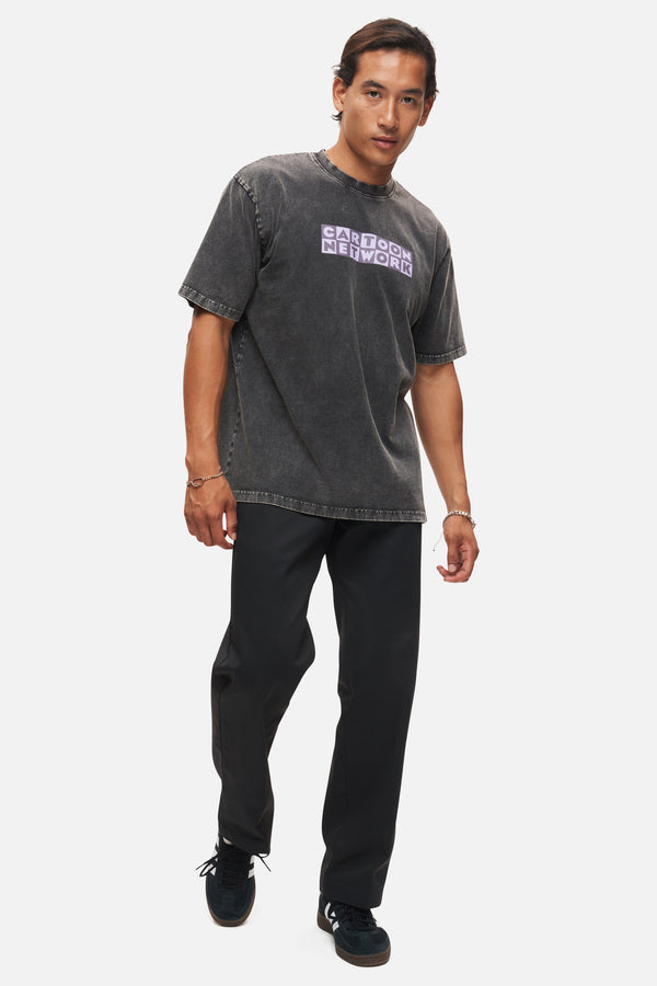 recovered Clothing Cartoon Network Washed Black Relaxed T-shirt By Recovered