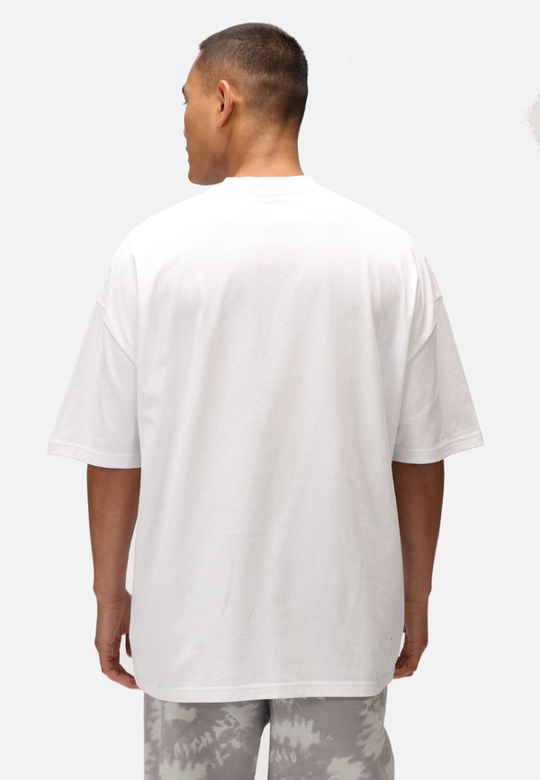 Recovered Clothing Disney Classic Mickey Logo White Oversized T-Shirt