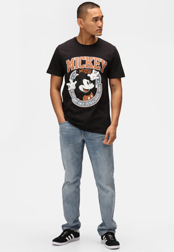 Recovered Clothing Disney Mickey Mouse The One And Only Black T-Shirt