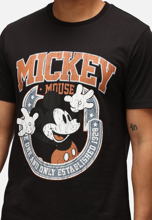 Recovered Clothing Disney Mickey Mouse The One And Only Black T-Shirt