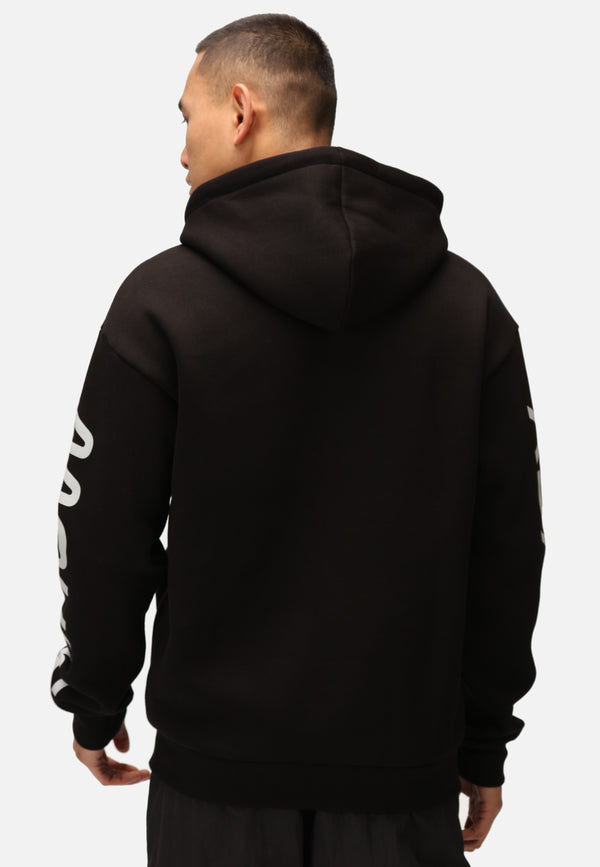 Recovered Clothing Disney Space Mickey Black Hooded Sweatshirt