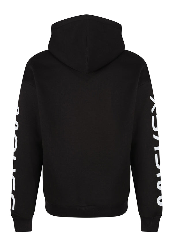 Recovered Clothing Disney Space Mickey Black Hooded Sweatshirt