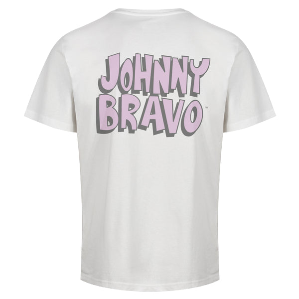 Recovered Clothing Johnny Bravo Ecru Relaxed T-shirt By Recovered
