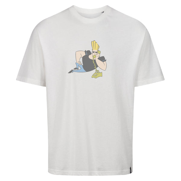 Recovered Clothing Johnny Bravo Ecru Relaxed T-shirt By Recovered
