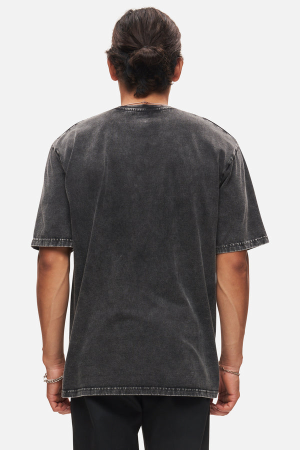 Recovered Clothing Looney Tunes Washed Black Relaxed T-shirt By Recovered