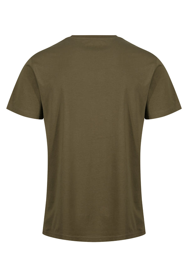 Recovered Clothing Nirvana Faces Khaki Green T-Shirt