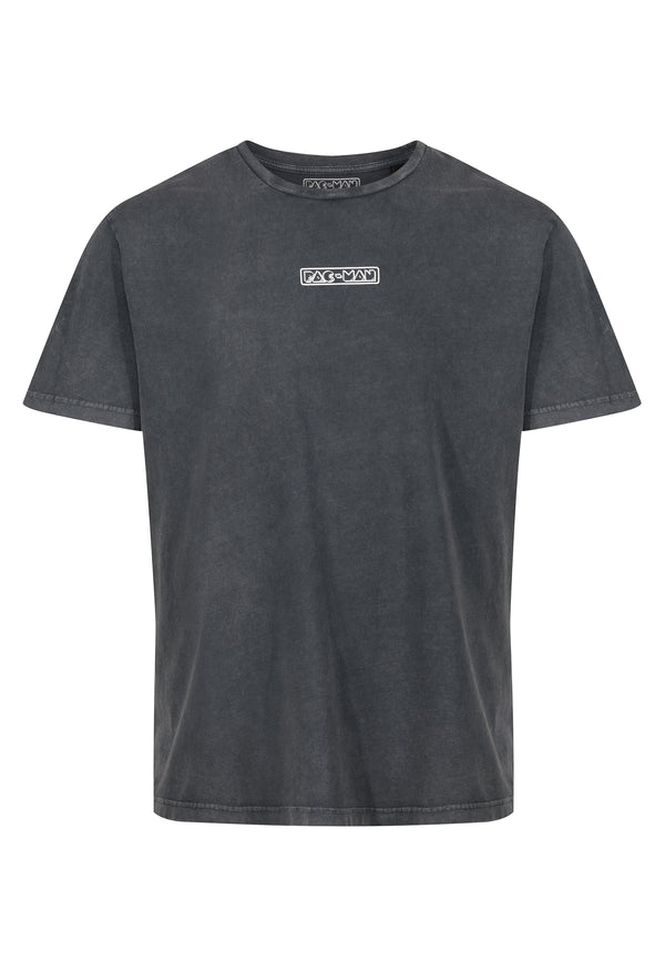 Recovered Clothing Pac Man Score Board Washed Black T-Shirt
