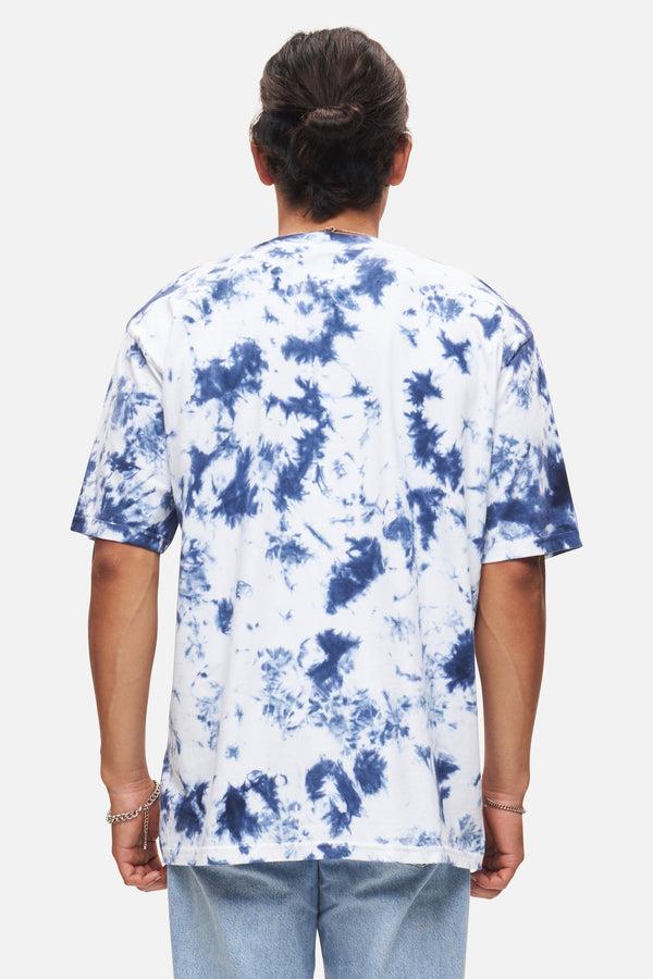 Recovered Clothing Space Jam New Legacy Blue Tie-Dye Relaxed T-shirt By Recovered