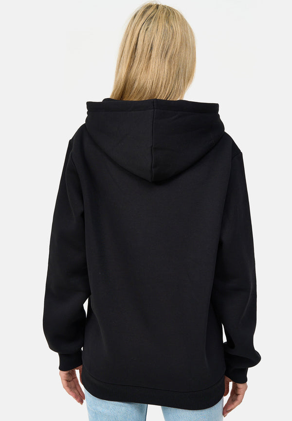 Recovered Clothing Star Wars Graphic Logo Print Black Womens Hooded Sweatshirt