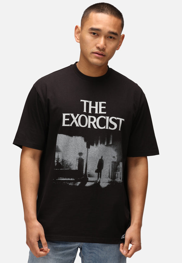 recovered clothing The Exorcist Film Still Relaxed Black T-Shirt