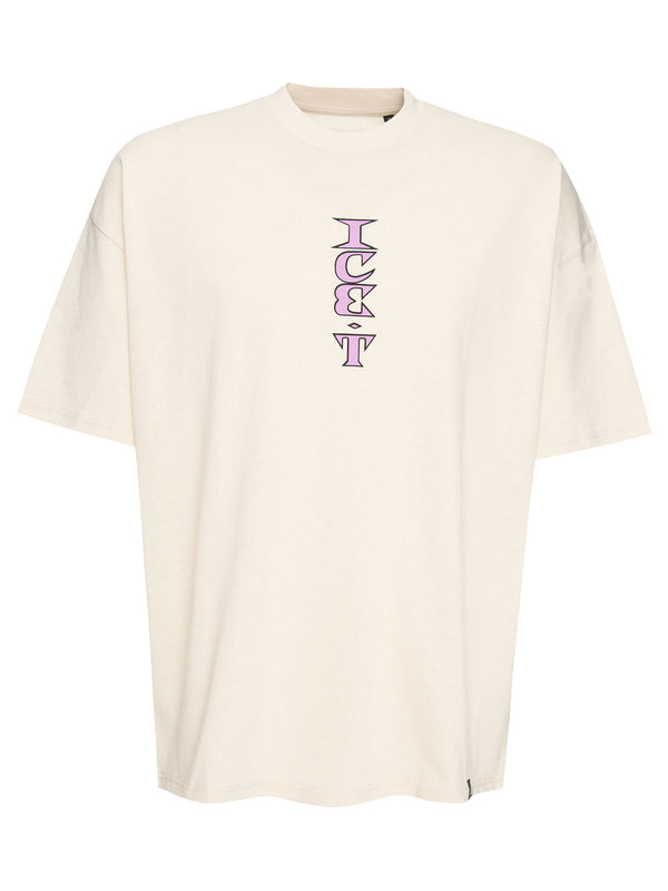 Recovered Clothing Unisex Ice T Album Cover Back Print Oversized Ecru T-Shirt