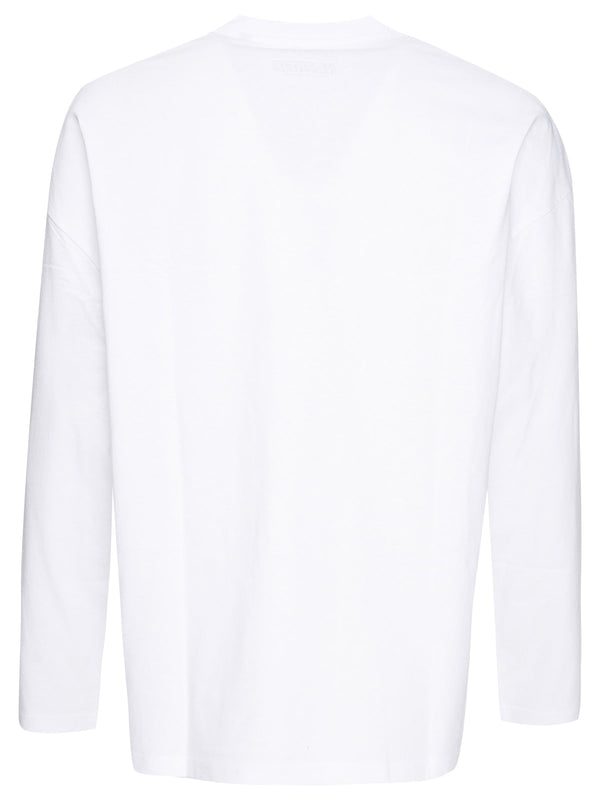 Recovered Clothing Unisex Ice T What Ya Wanna Do Retro Oversized L/S White T-Shirt