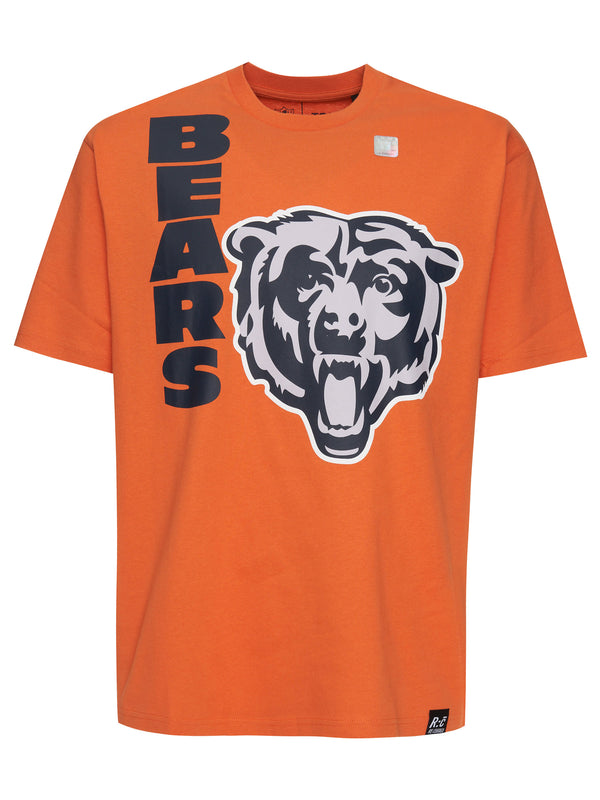Recovered Clothing Unisex NFL Bears Oversized Orange T-Shirt
