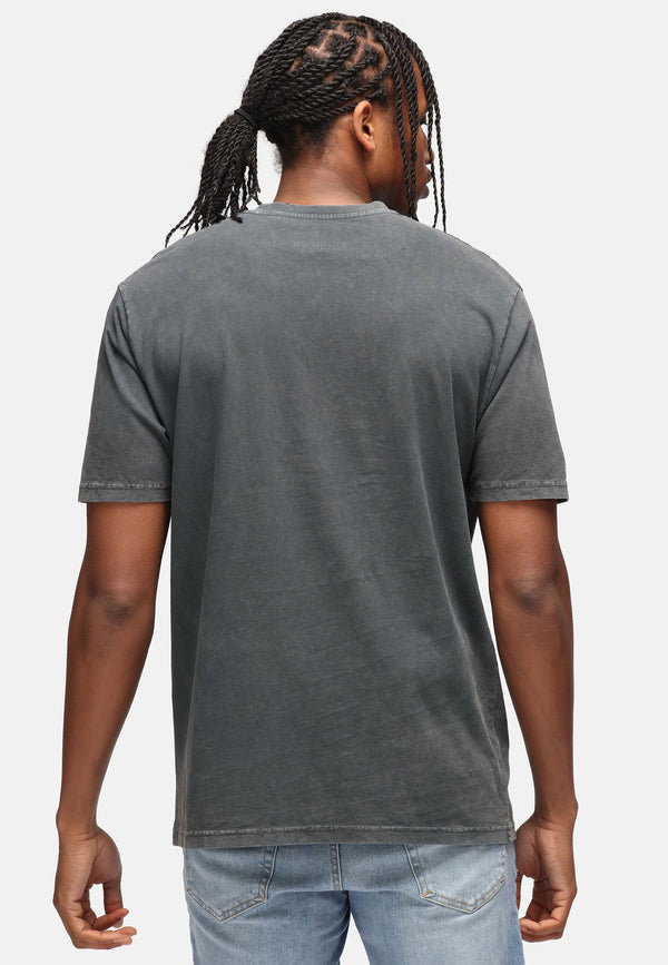Recovered Clothing Unisex NFL Raiders Helmet Black Washed Relaxed T-shirt