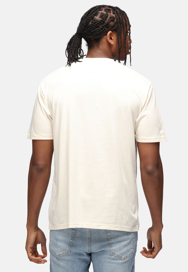 Recovered Clothing Unisex NFL Saints Helmet Ecru Relaxed T-shirt