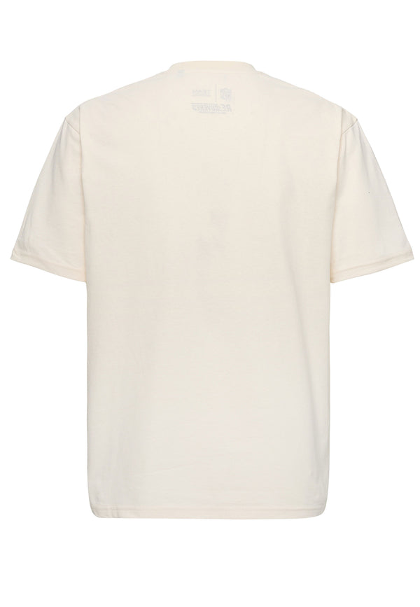 Recovered Clothing Unisex NFL Saints Helmet Ecru Relaxed T-shirt