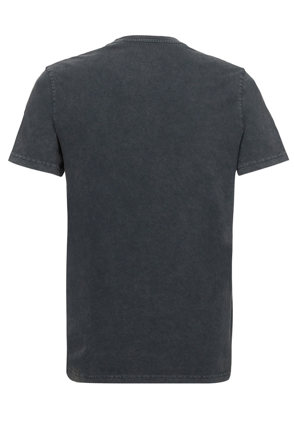 Recovered Clothing Unisex NFL Vintage Shield Black Washed Core T-shirt