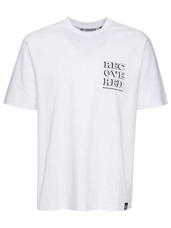 Recovered Clothing Unisex Recovered From The Archive Retro Relaxed White T-shirt