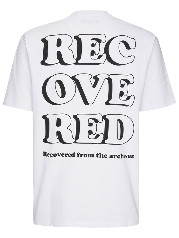 Recovered Clothing Unisex Recovered From The Archive Retro Relaxed White T-shirt