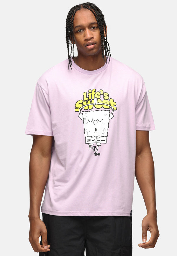 recovered clothing Unisex SpongeBob Lifes Sweet Purple Relaxed T-shirt