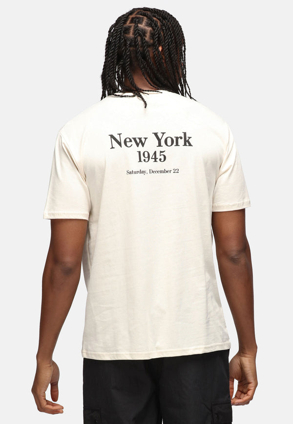 Recovered Clothing Unisex The Godfather New York 1945 Ecru Relaxed T-shirt