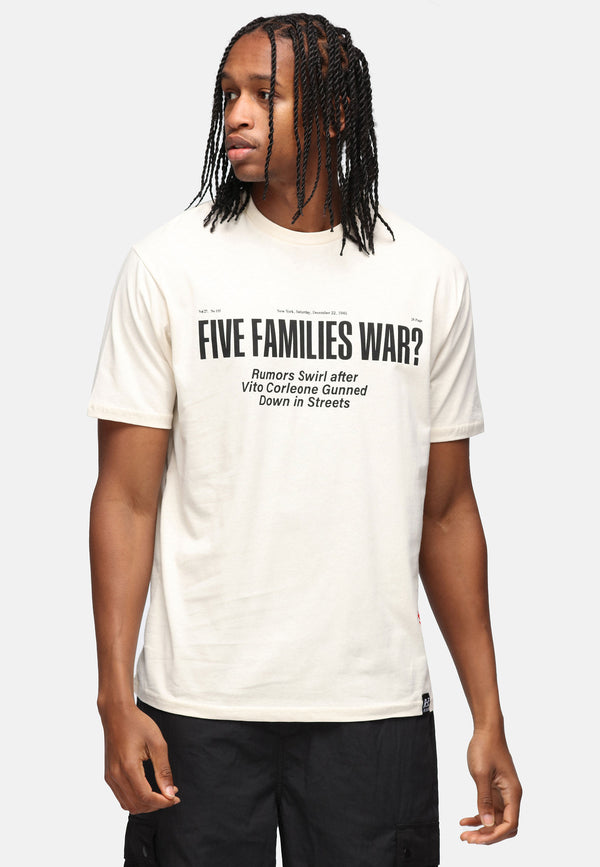 recovered clothing Unisex The Godfather New York 1945 Ecru Relaxed T-shirt