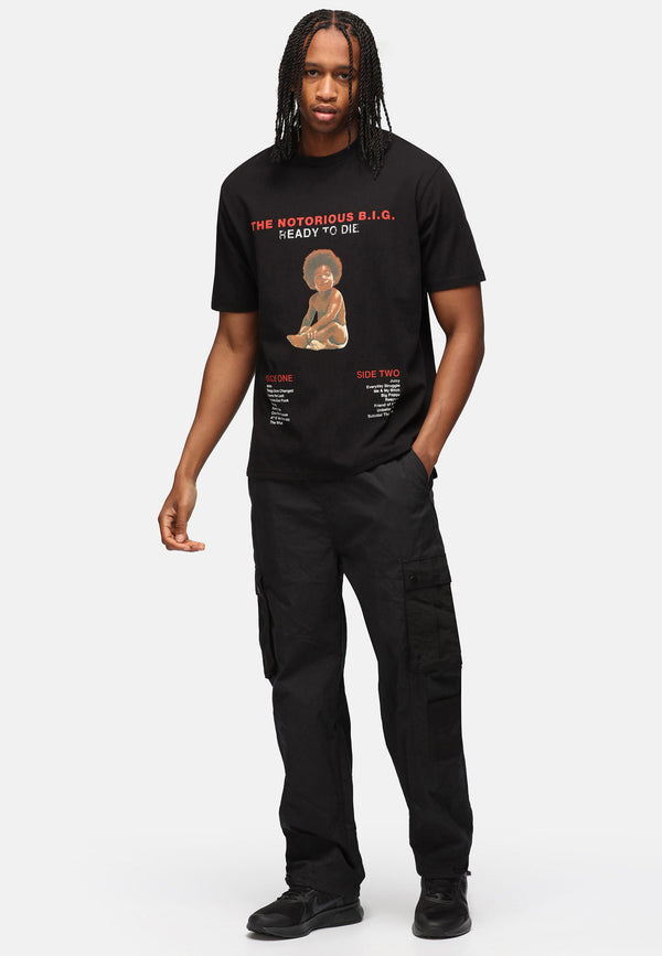 Recovered Clothing Unisex The Notorious B.I.G Ready To Die Black Relaxed T-shirt