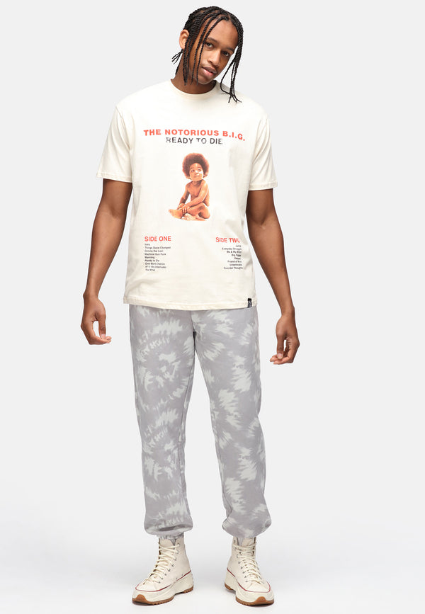 Recovered Clothing Unisex The Notorious B.I.G Ready To Die Ecru Relaxed T-shirt