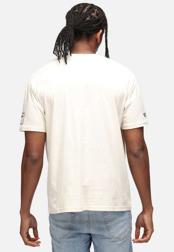 Recovered Clothing Unisex TOPGUN Tom Nazansky Iceman Ecru Relaxed T-shirt