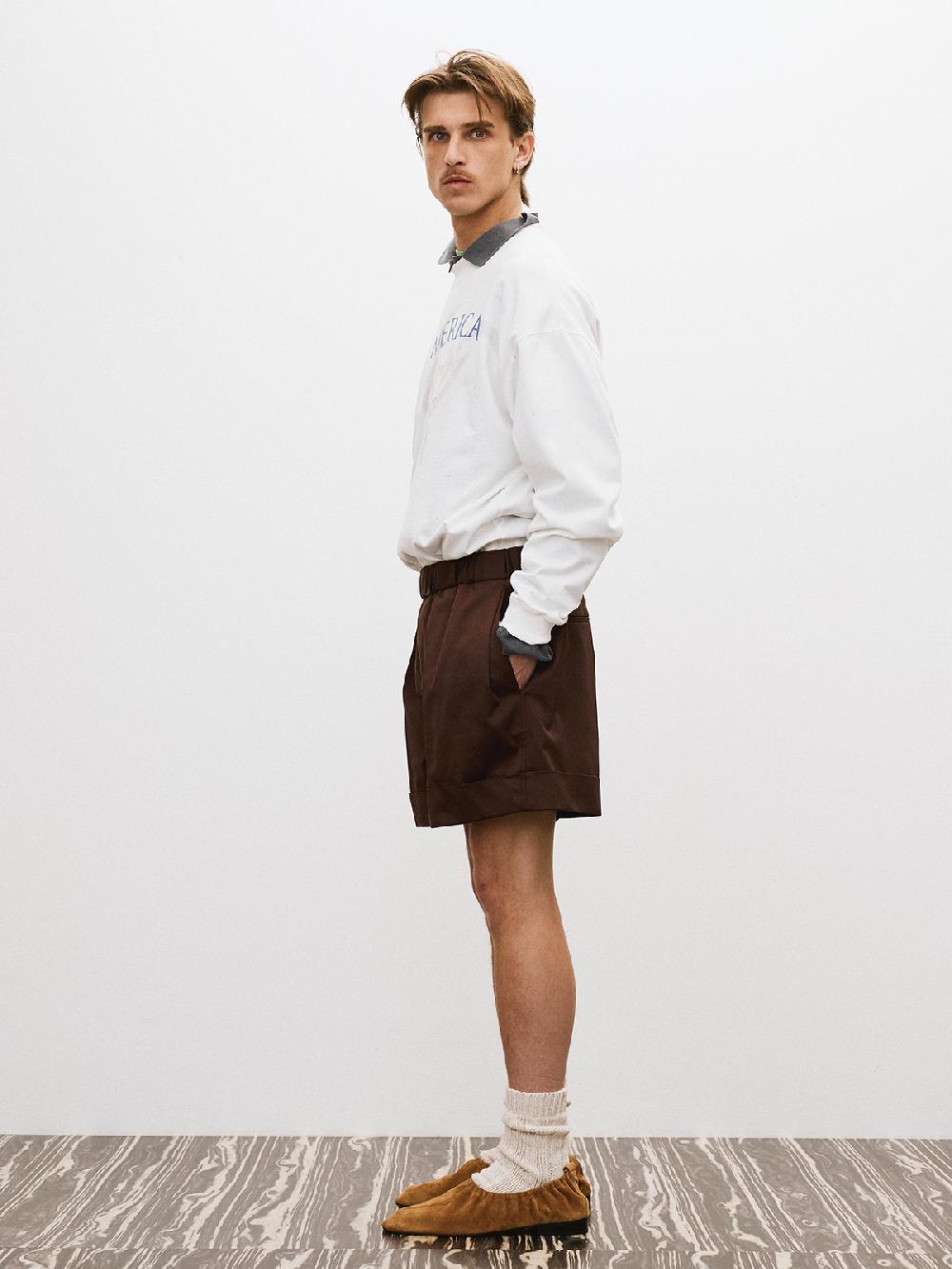 Recto AMERICA 1992 DIRTY VINTAGE DYEING LONG SLEEVES (WHITE GREY)