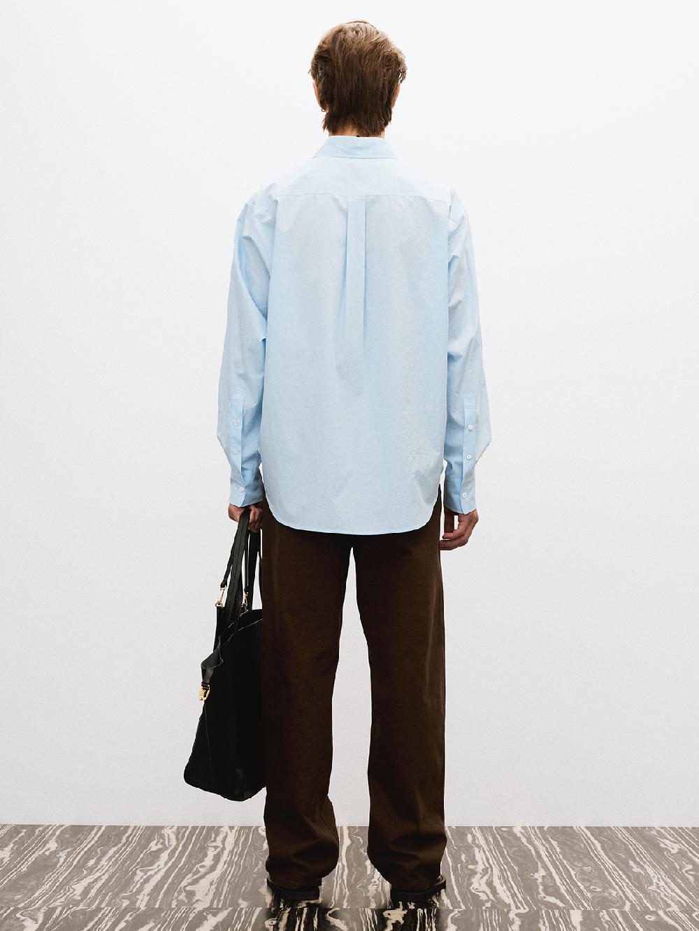 Recto MENS BUTTONS DOWN COLLAR CLASSIC SHIRT (SKY BLUE)