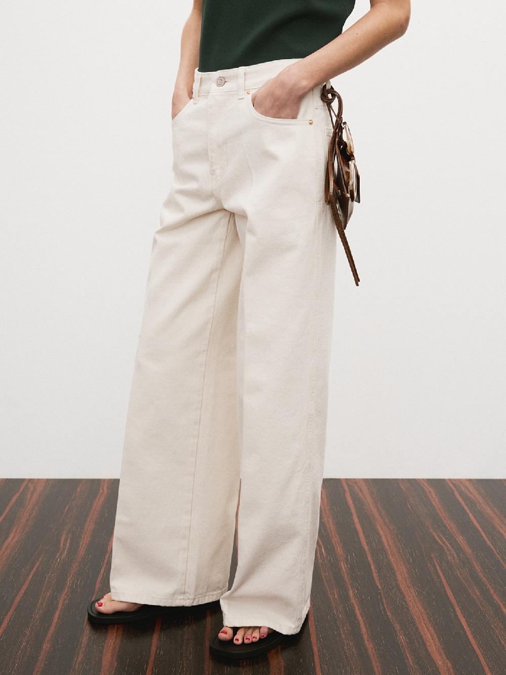 recto 70S CLASSIC FLARED DENIM PANTS (ECRU)