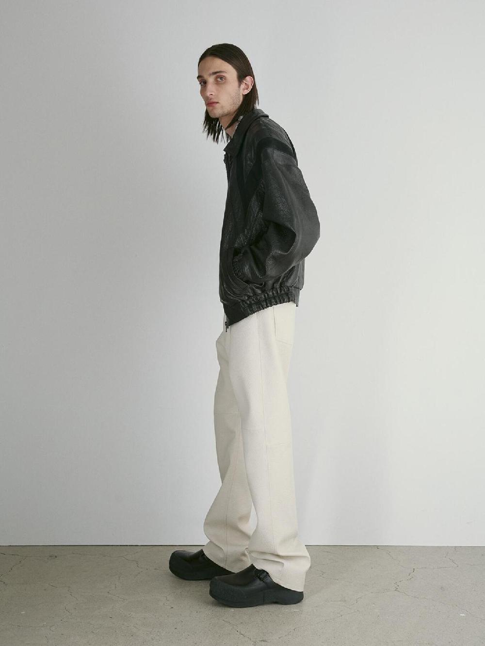 Recto 70S LUCAS LEATHER BOMBER JUMPER (BLACK)