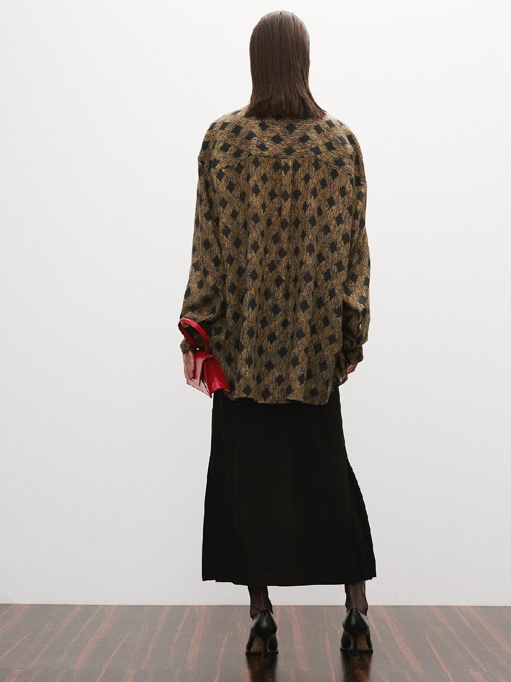 Recto 80S FRENCH PRINTING DADDY SHIRT (BLACK)