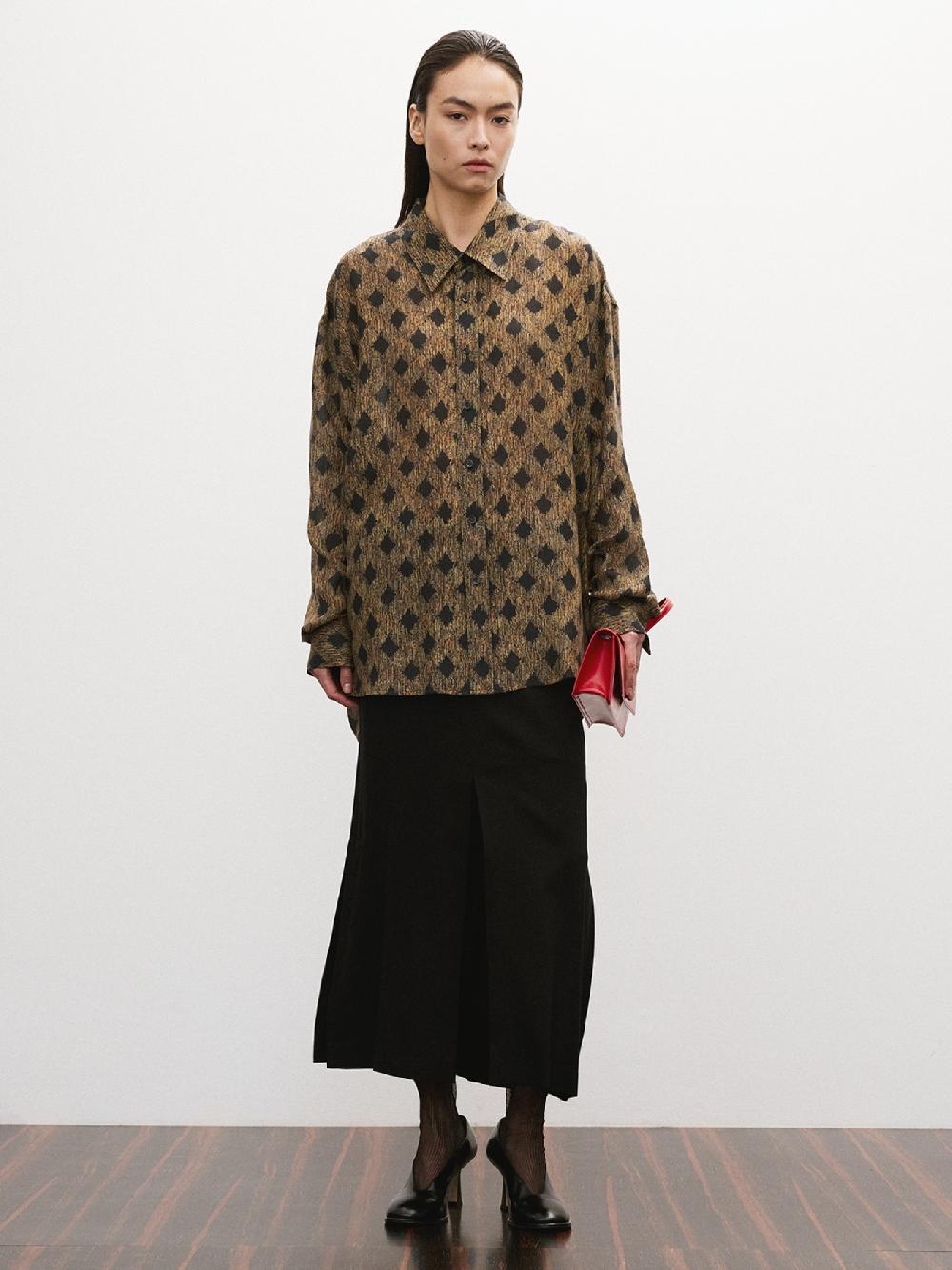 recto 80S FRENCH PRINTING DADDY SHIRT (BLACK)