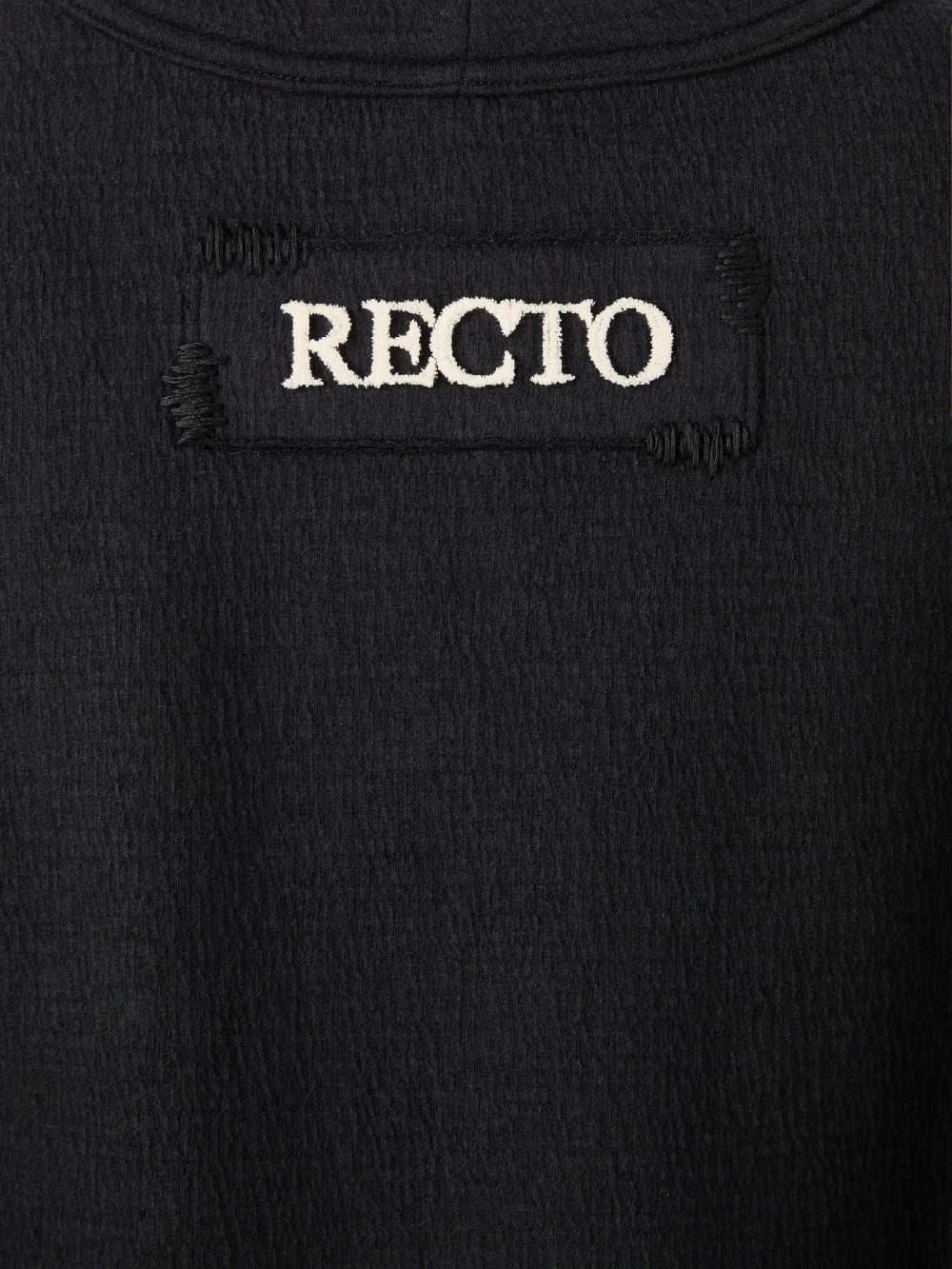 Recto BACK LOGO SWEATSHIRT (BLACK)