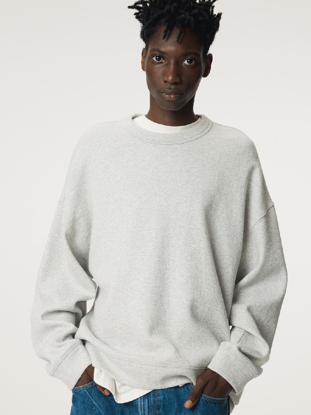 Recto BACK LOGO SWEATSHIRT (WHITE GREY)