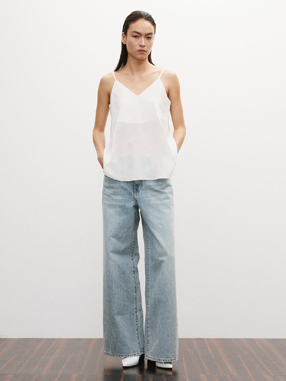 Recto BACK OPEN CAMISOLE TOP (IVORY)