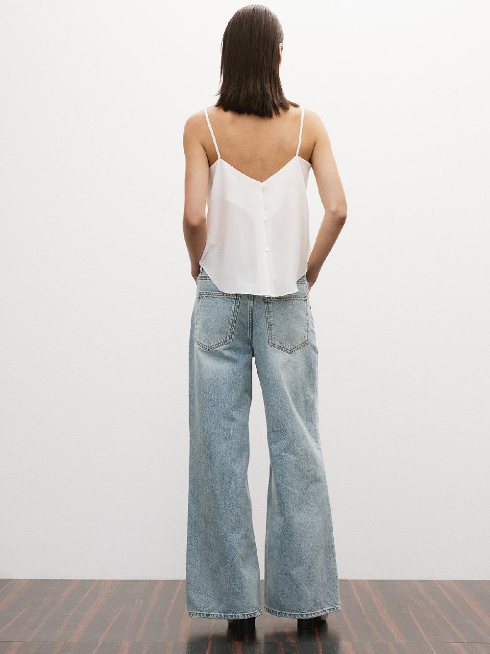 Recto BACK OPEN CAMISOLE TOP (IVORY)