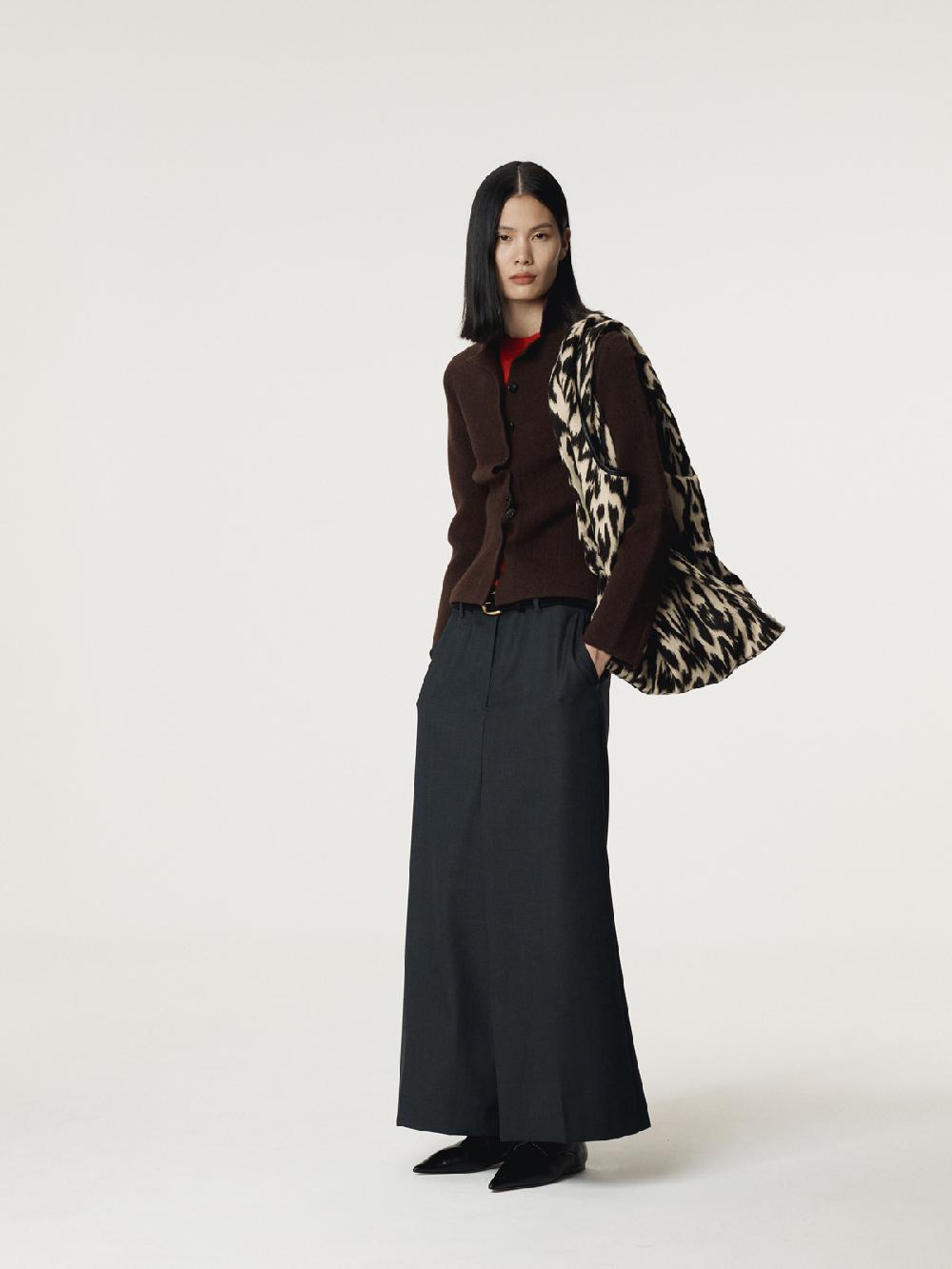 Recto BUTTON UP KNIT CARDIGAN (VINTAGE BROWN)