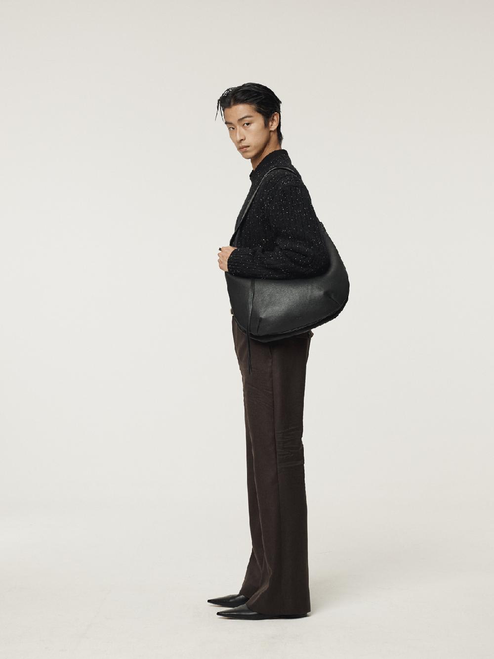 Recto CANDY BOUCLE KNIT TOP (BLACK)