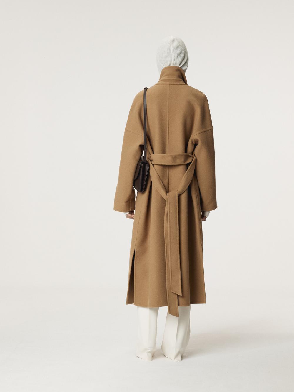 Recto CLASSIC BELTED HANDMADE COAT (DESERT)