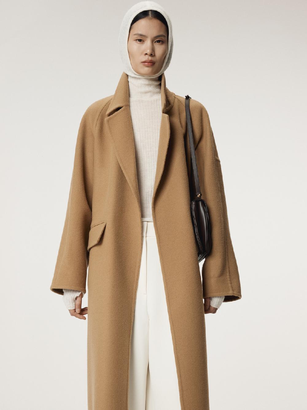 Recto CLASSIC BELTED HANDMADE COAT (DESERT)