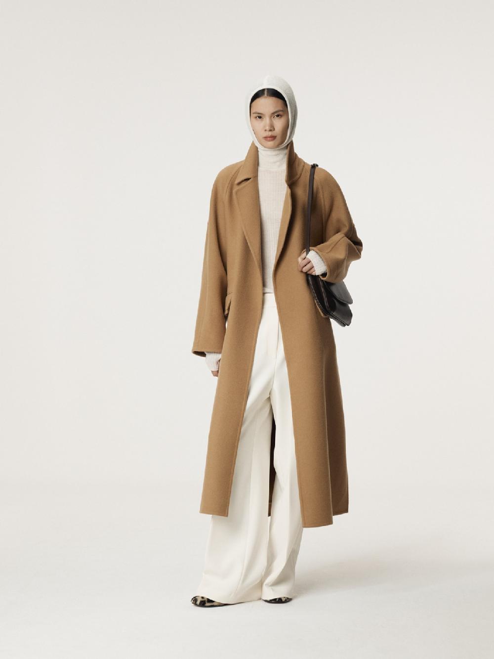 recto CLASSIC BELTED HANDMADE COAT (DESERT)